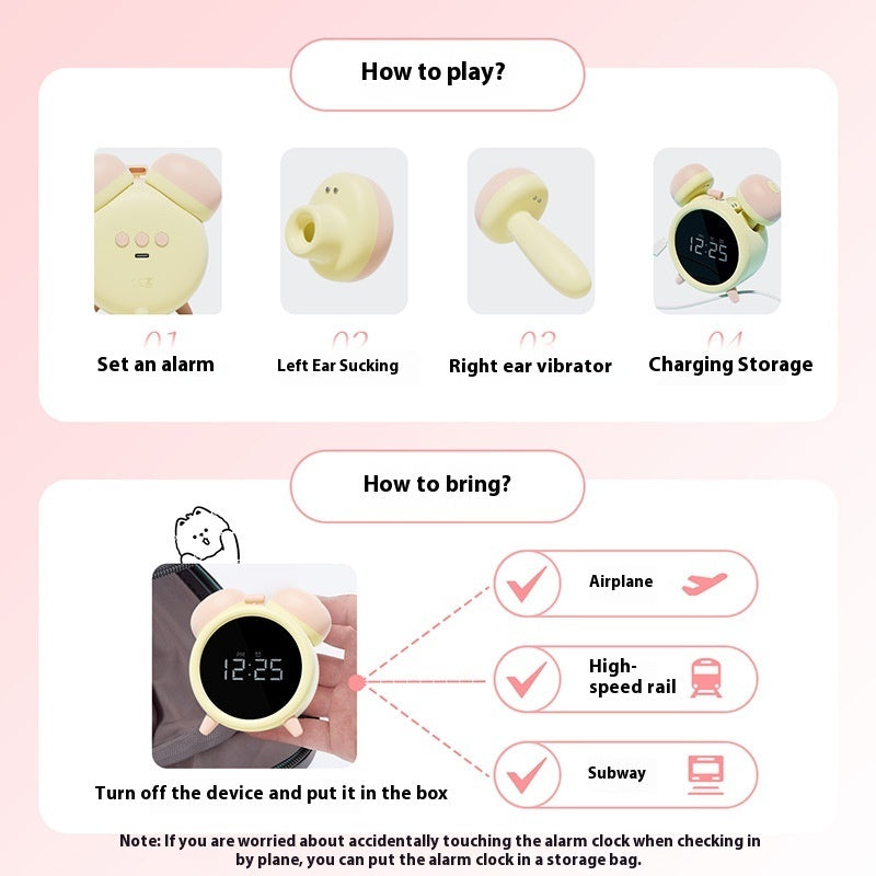 Alarm Clock Sex Toy (APP Remote Control)